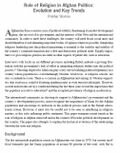 STIMSON_Sharma_RoleReligionAfghanPolitics